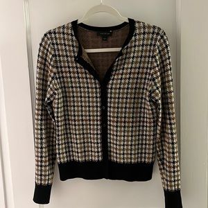 Ann Taylor, Argyle cardigan, size small